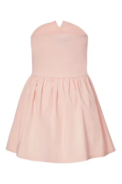 Quiz Baby Pink Bandeau Mini Dress