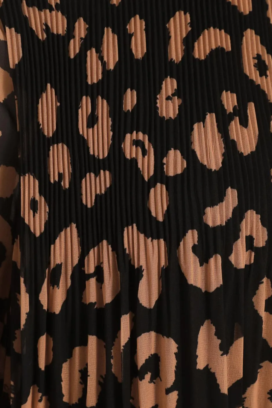 Quiz Black Animal Print Chiffon Blouse Outlet