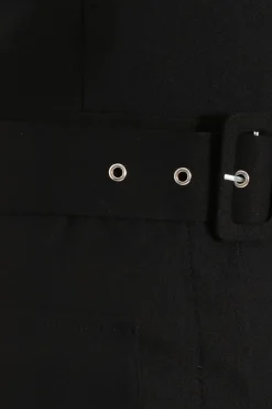 Quiz Black Bandeau Belted Skort Playsuit Best