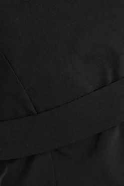 Quiz Black Bandeau Belted Top Best