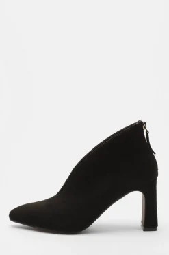 Quiz Black Block Heel Shoes Boots Hot
