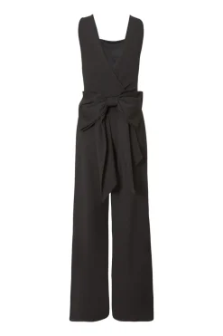 Quiz Bow Back Jumpsuit Black New