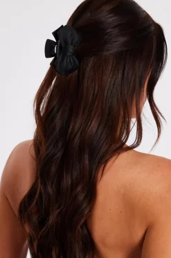 Quiz Black Bow Hair Claw Hot