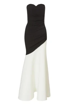 Quiz Black Contrast Maxi Dress Sale