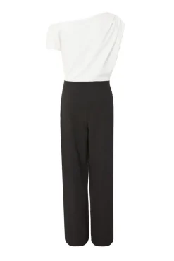 Quiz Black Contrast Palazzo Jumpsuit New