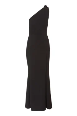 Quiz Corsage Maxi Dress Black Hot