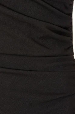 Quiz Corsage Maxi Dress Black Hot