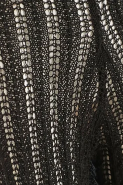 Quiz Crochet Knit Trousers Black Best