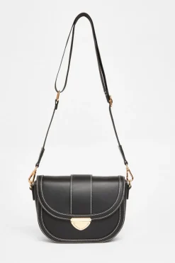 Quiz Cross Body Bag Black Discount