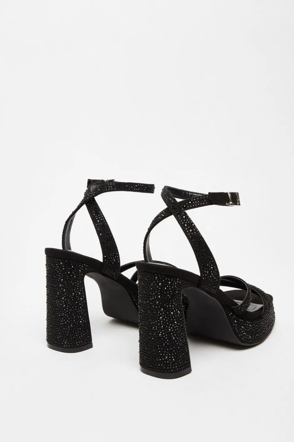 Quiz Diamante Platform Heels Black Online