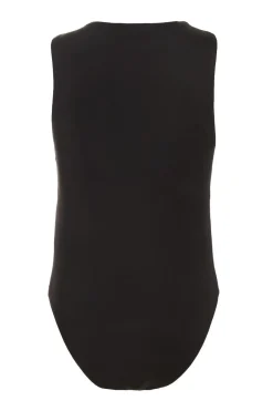 Quiz Diamante Trim Bodysuit Black