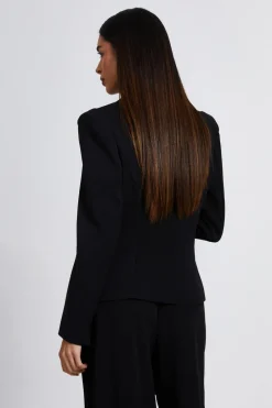 Quiz Black Embellished Tailored Blazer Clearance