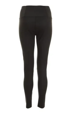 Quiz Black Faux Leather Elasticated Leggings