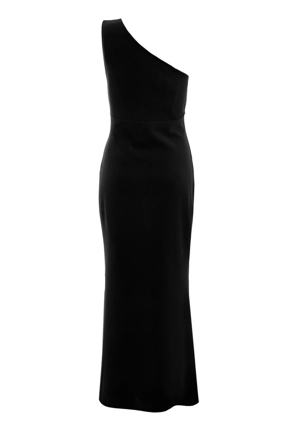 Quiz Black Fishtail Midaxi Dress New