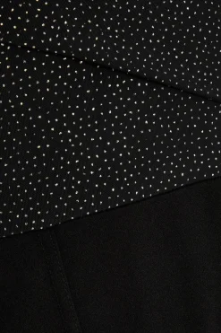 Quiz Black Glitter Palazzo Jumpsuit Best