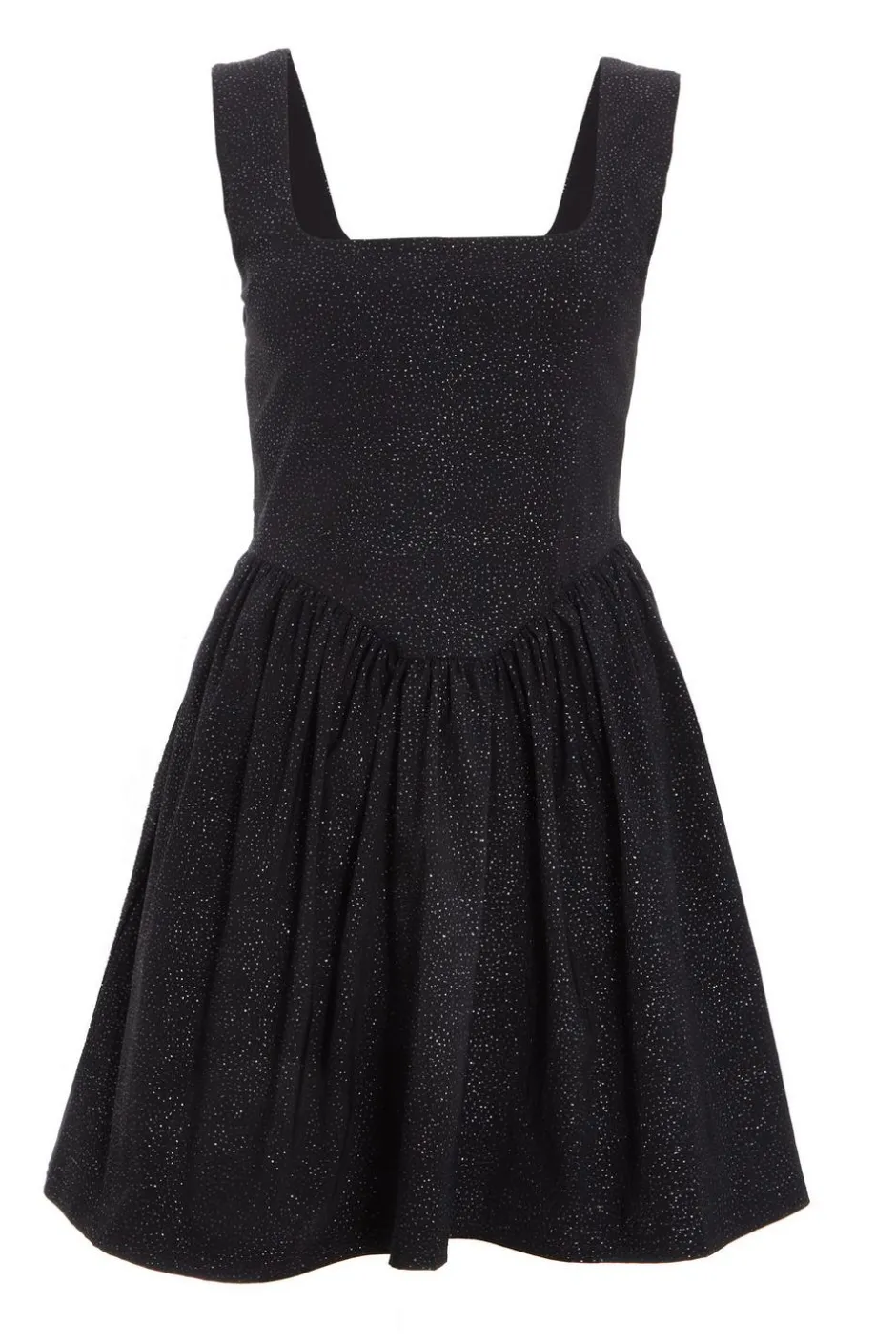 Quiz Black Glitter Skater Dress Hot