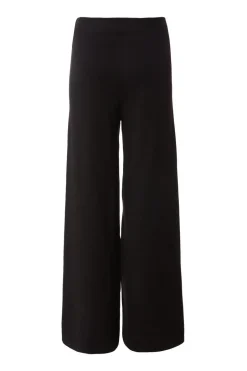 Quiz Black Knit Palazzo Trousers Outlet