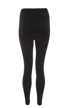 Quiz Black Knit Ribbed Leggings Sale