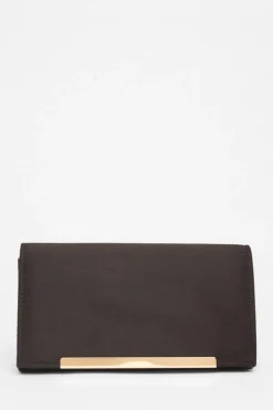 Quiz Long Clutch Bag Black Best