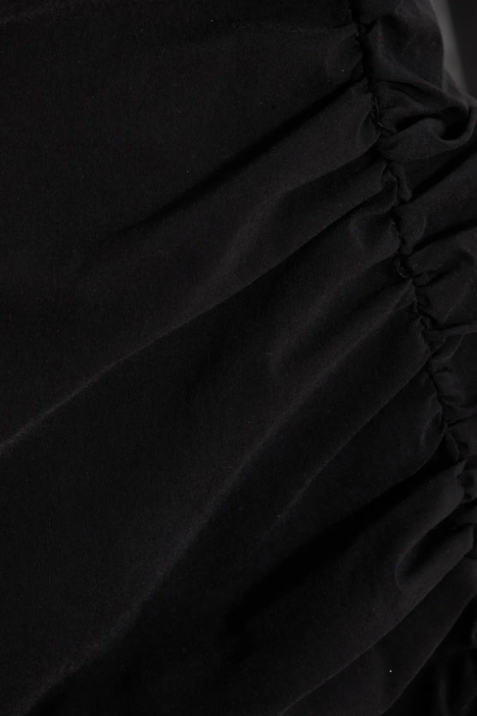 Quiz Black Ruched One Shoulder Midaxi Dress Online