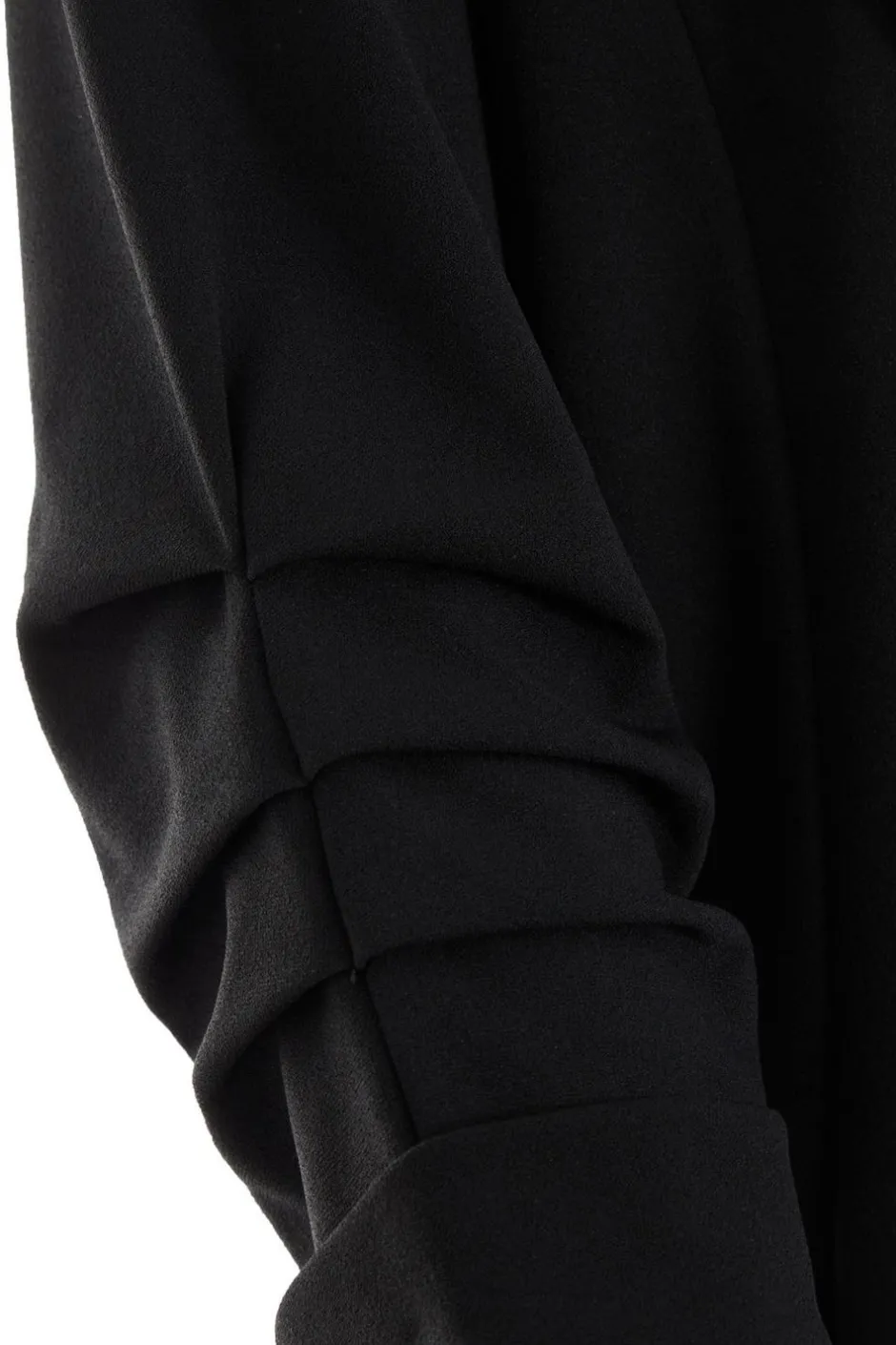 Quiz Ruched Sleeve Blazer Black Best
