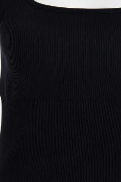 Quiz Black Seamless Bodysuit Online