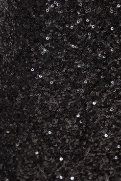 Quiz Black Sequin Maxi Skirt Clearance