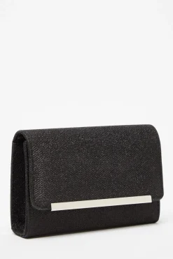 Quiz Black Shimmer Cross Body Bag Best