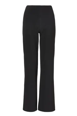 Quiz Black Stretch Flared Trousers Hot