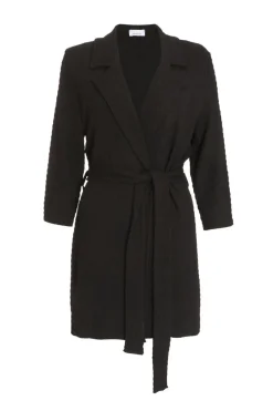 Quiz Black Tie Front Blazer Discount
