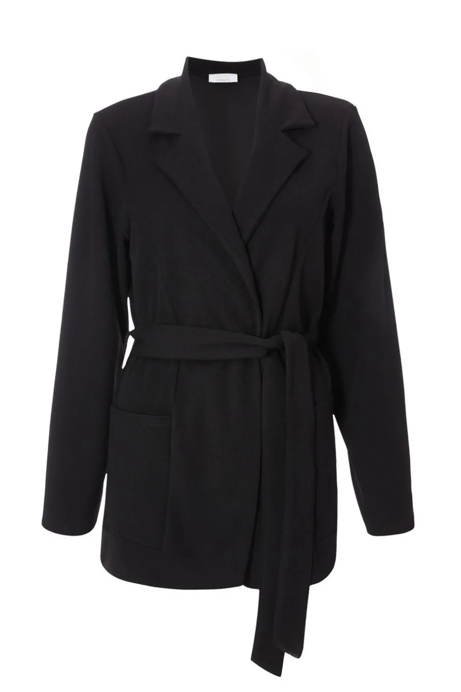 Quiz Tie Waist Blazer Black Sale