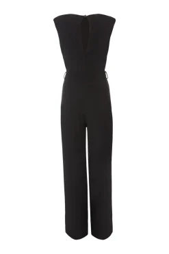 Quiz Tie Waist Jumpsuit Black Best