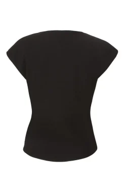 Quiz Black V-Neck Wrap Top New