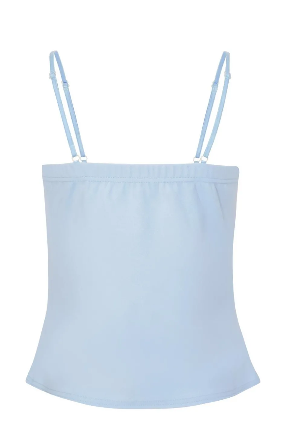 Quiz Bow Front Strappy Top Blue