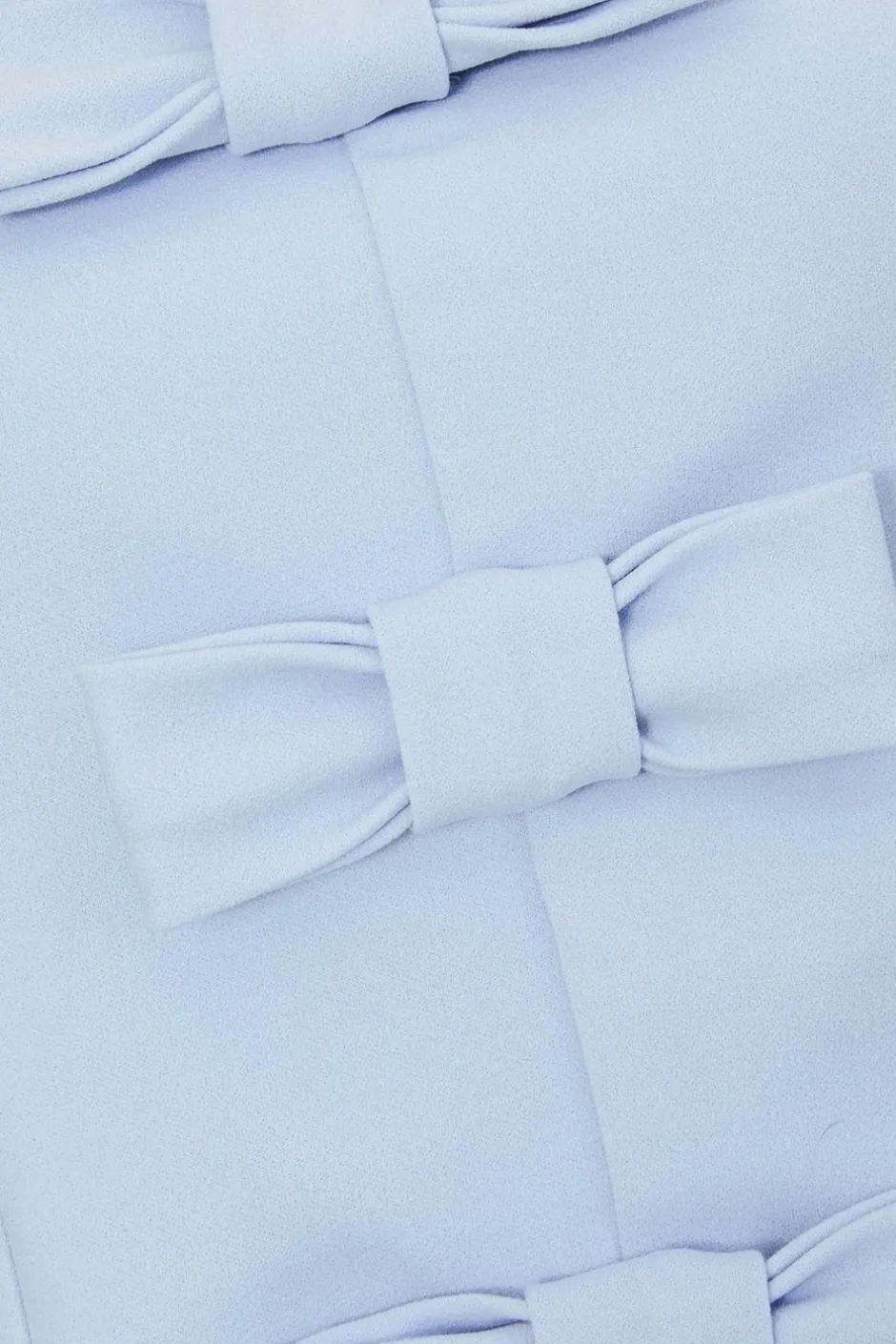 Quiz Bow Front Strappy Top Blue