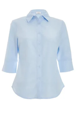 Quiz Blue Button Down Shirt Online