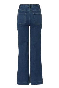 Quiz Blue Diamante Front Pocket Jeans