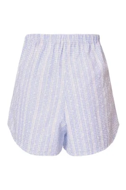 Quiz Blue Gingham Shorts Clearance