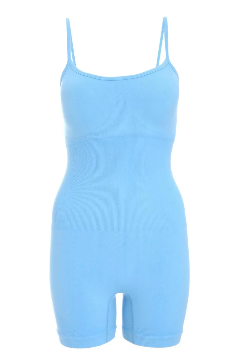 Quiz Blue Seamless Playsuit New