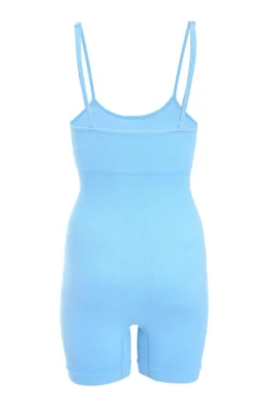Quiz Blue Seamless Playsuit New