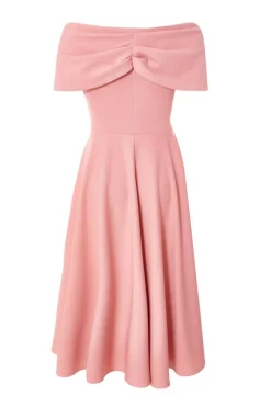 Quiz Bardot Midi Dress Blush Best