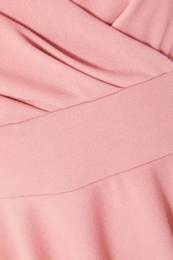 Quiz Bardot Midi Dress Blush Best