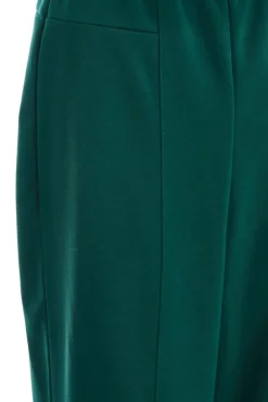Quiz Wide Leg Trousers Bottle Green