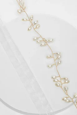 Quiz Bridal Gold Pearl Belt Outlet