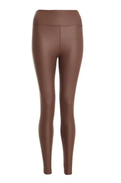Quiz Brown Faux Leather Leggings Best