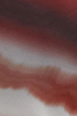 Quiz Brown Mesh Ombre Maxi Skirt Hot