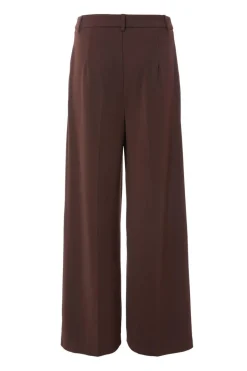 Quiz Wide Leg Trousers Brown Clearance