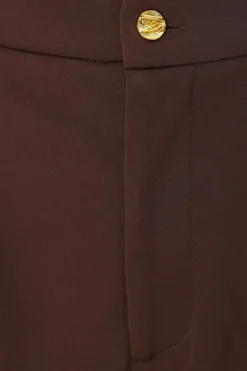 Quiz Wide Leg Trousers Brown Clearance