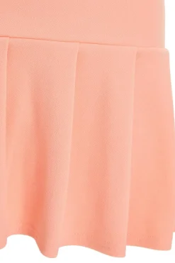 Quiz Coral Pleated Mini Skirt Online