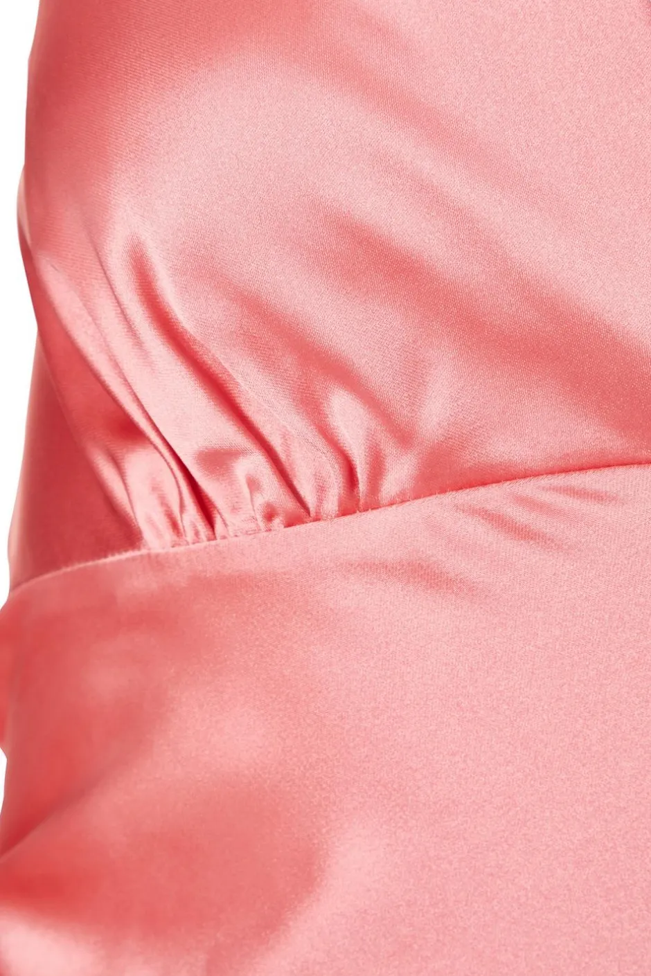 Quiz Satin Cowl Back Maxi Dress Coral Outlet